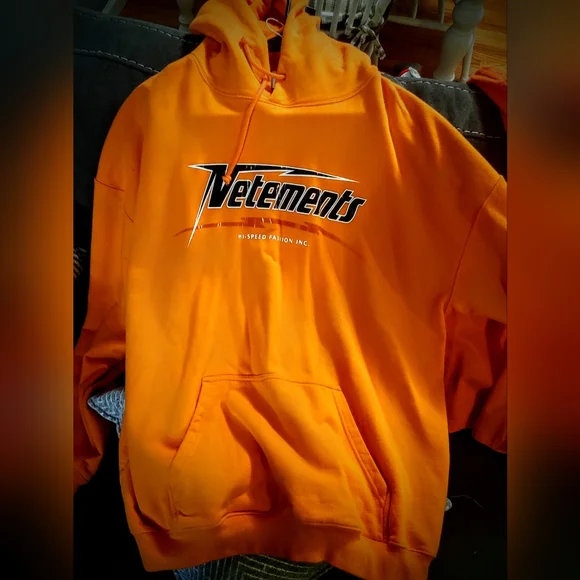 Vetements | Shirts | Vetements Hi Speed Hoodie 2xl | Poshmark
